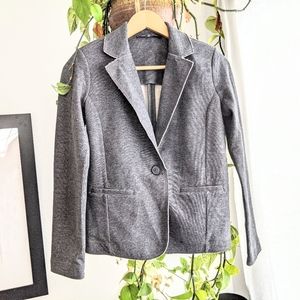 Tommy Hilfiger Raw Edge Grey Unlined Blazer